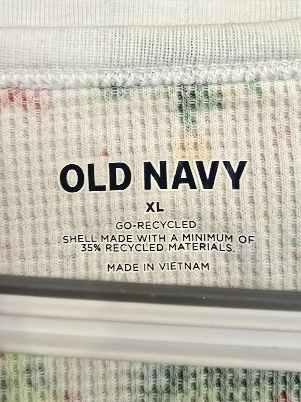 Old Navy Christmas Tree Waffle Knit Pajama Set
